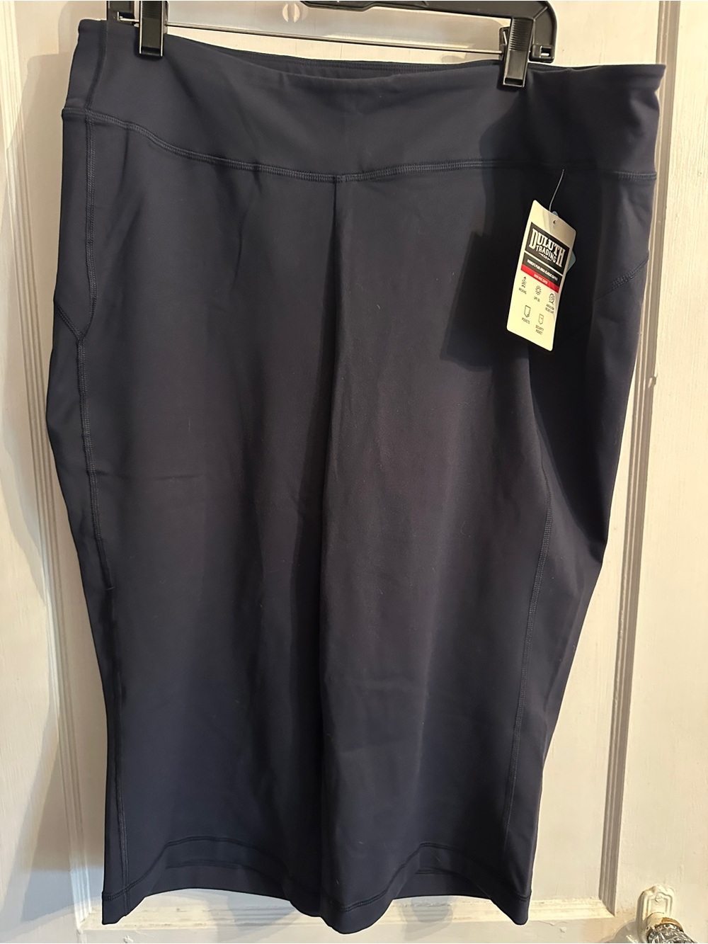 Women's Duluth Trading Navy NoGA Classic Capri Pants Plus Size 1X - Picture 2 of 5